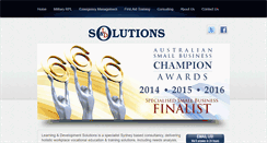 Desktop Screenshot of ldsolutions.com.au